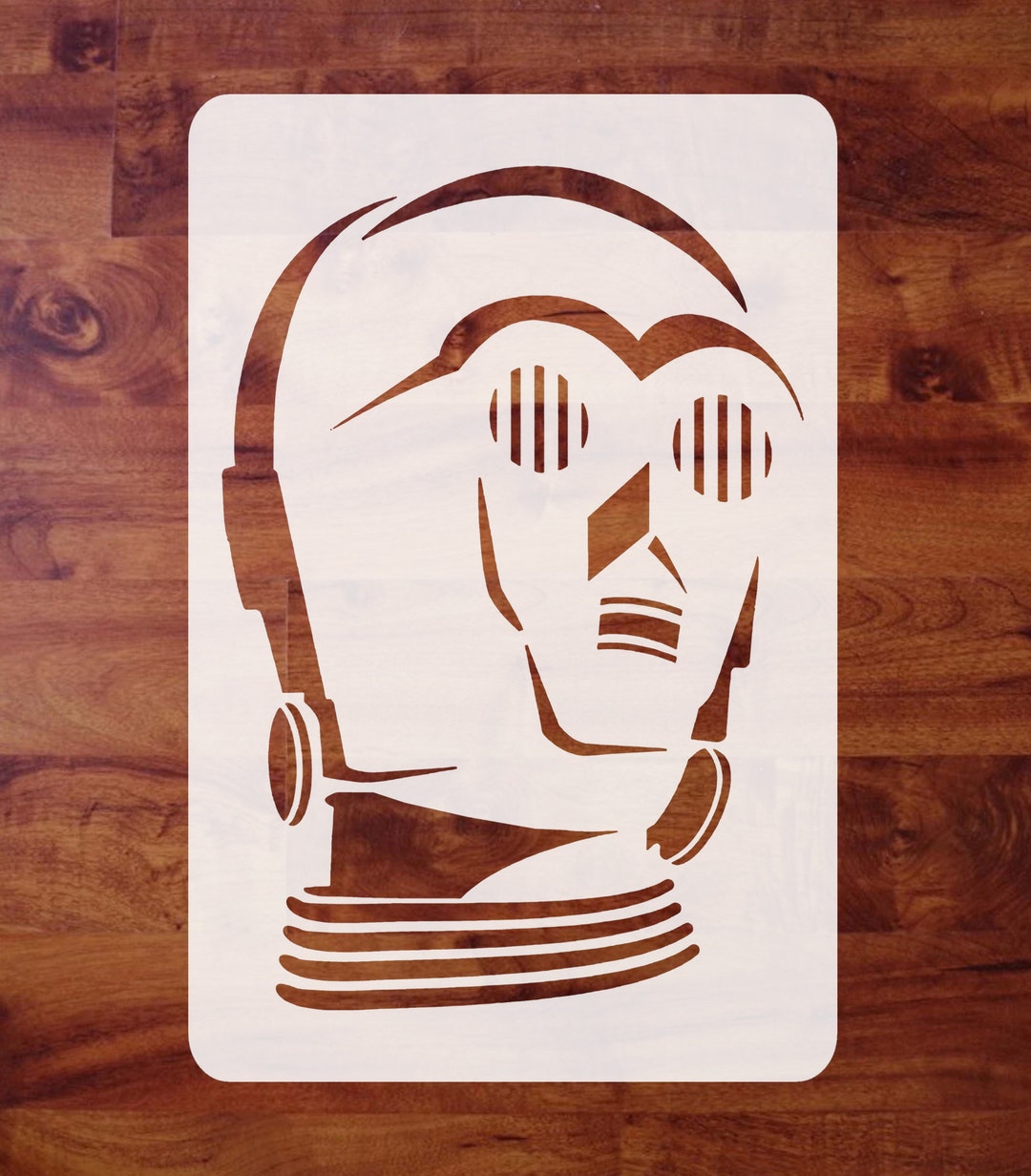 Mylar Star Wars Stencil C-3P0 for Painting Airbrushing