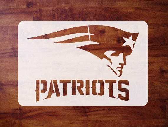 Mylar Stencil New England Patriots Logo Airbrush Paint | Etsy