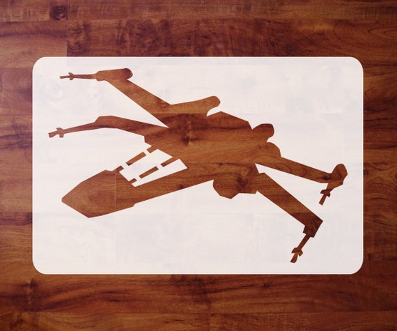 Mylar Star Wars Stencil X-wing Fighter Silhouette Airbrush