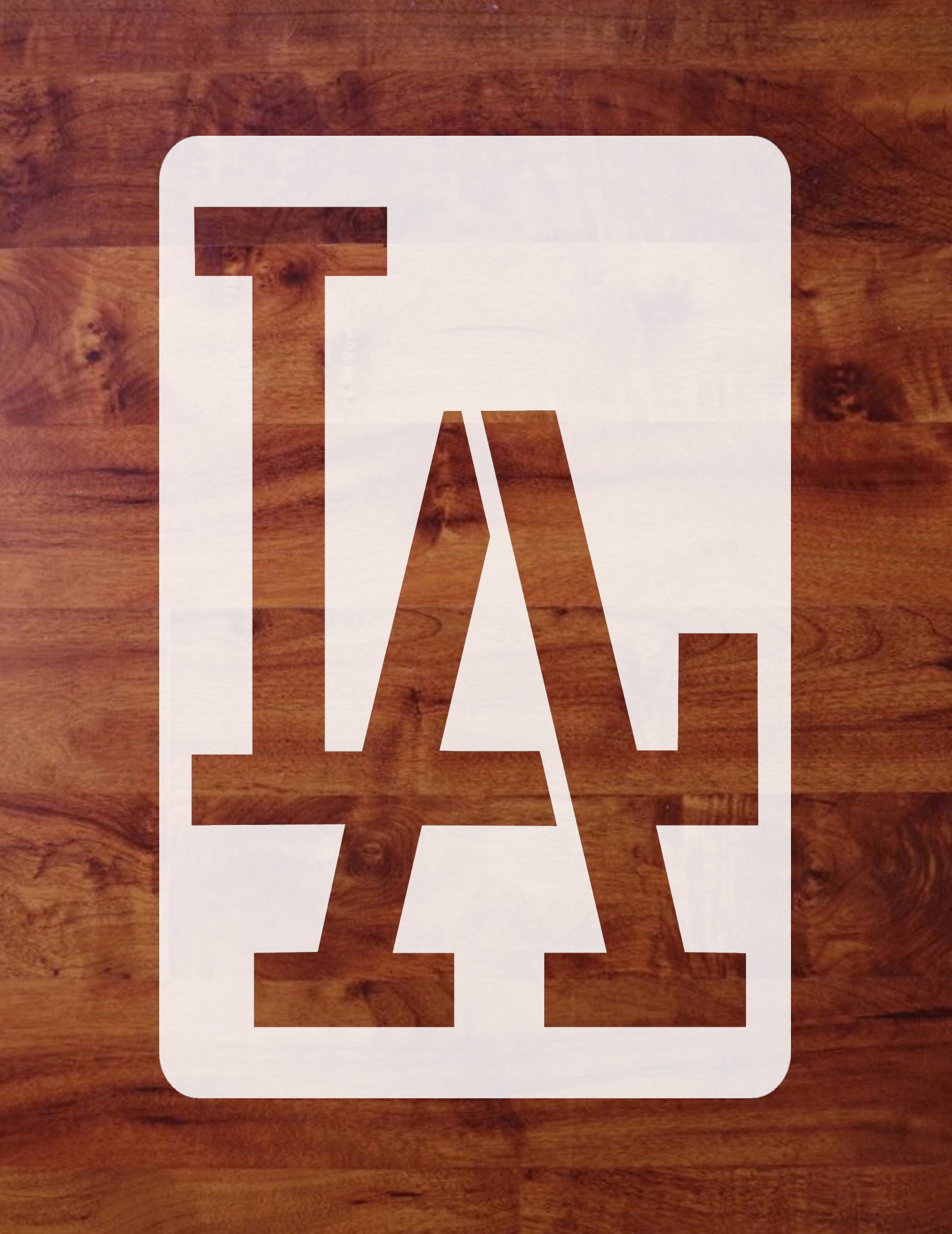 Mylar Stencil Los Angeles Dodgers LA Dodgers Logo Etsy mylar-stencil-los-angeles-dodgers-la-dodgers-logo-etsy