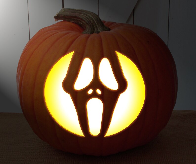 Mylar Halloween STENCIL Scream Movie Ghost Face Mask For Etsy