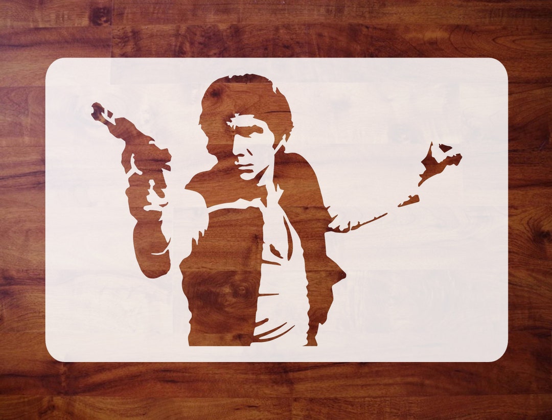 Mylar Star Wars Stencil Han Solo Airbrush Paint Pick 1 of