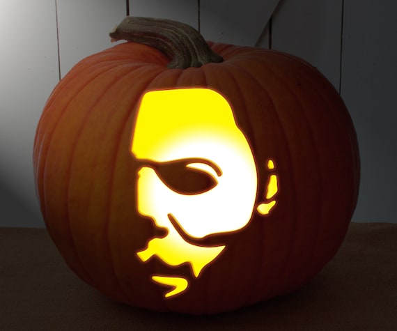 Mylar Halloween STENCIL Michael Myers for Pumpkin Carving - Etsy UK