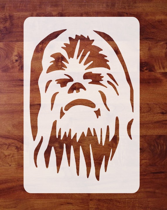Mylar Star Wars Stencil Chewbacca Chewy the Rise of