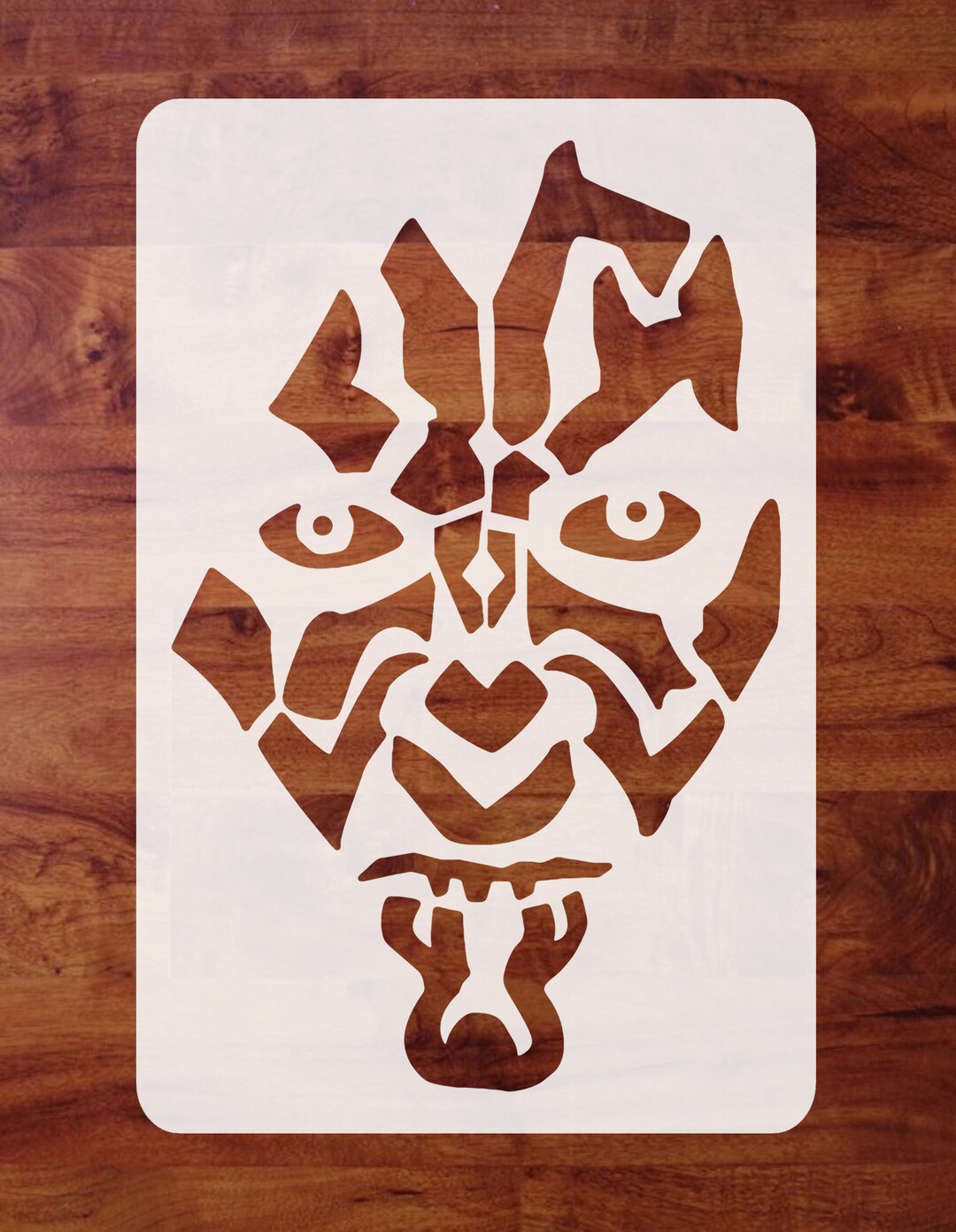 Mylar Star Wars Stencil Darth Maul Phantom Menace for