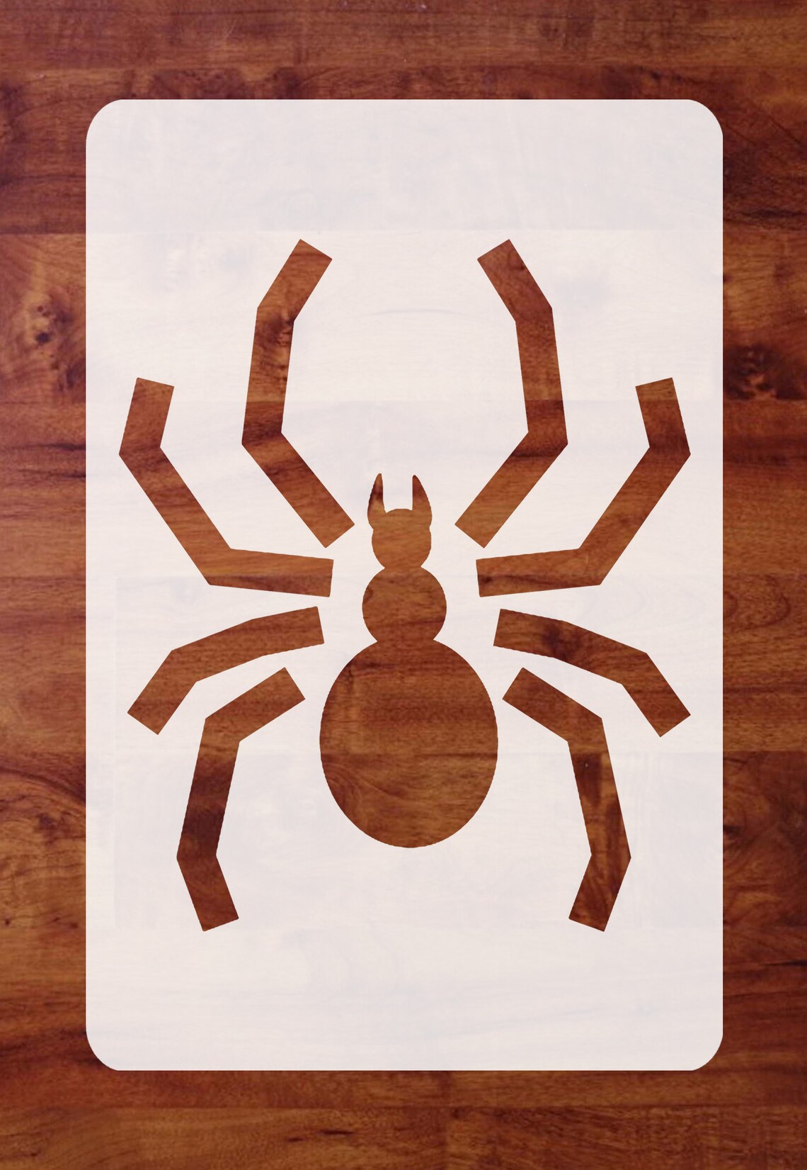 Mylar Halloween Stencil Spider Black Widow For Pumpkin Etsy