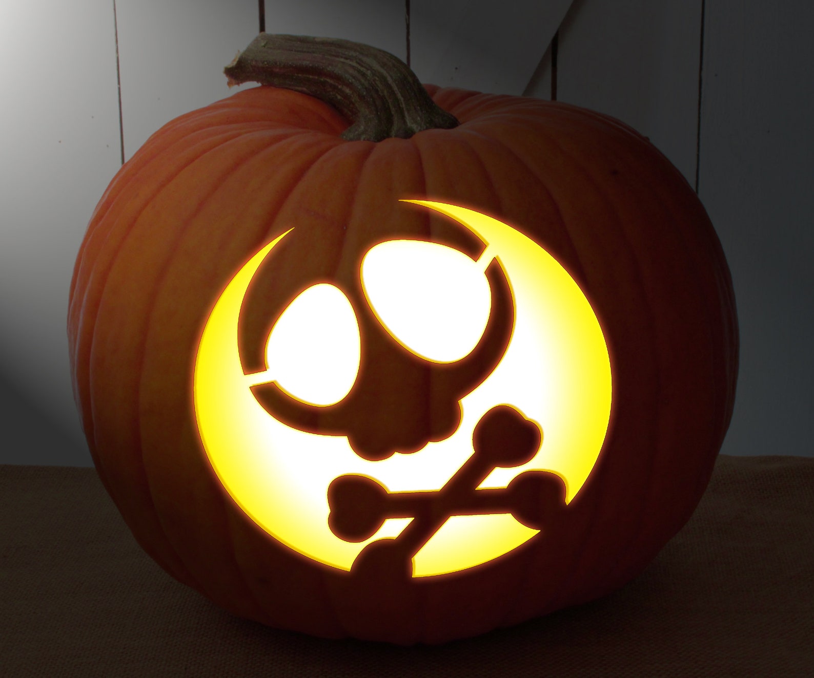 Mylar Halloween STENCIL Skull And Crossbones For Pumpkin Etsy Mylar Halloween STENCIL Skull And Crossbones For Pumpkin Etsy