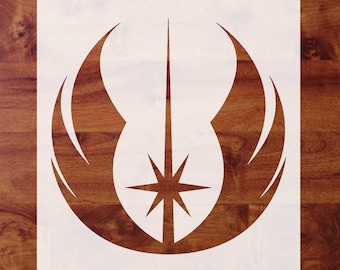 Mylar Star Wars Stencil, Jedi Order Symbol, Crest, Airbrush, Paint, Pick 1 of 6 Sizes, FREE SHIPPING