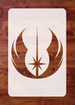 Mylar Star Wars Stencil, Jedi Order Symbol, Crest, Airbrush, Paint, Pick 1 of 6 Sizes, FREE SHIPPING 