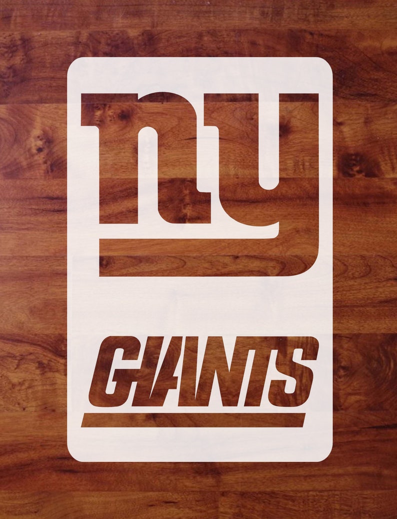 Mylar Stencil New York Giants Logo Airbrush Paint Pumpkin Etsy Mylar Stencil New York Giants Logo Airbrush Paint Pumpkin Etsy