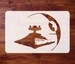 Mylar Star Wars Stencil, Death Star, Star Destroyer, Airbrush, Paint, Pick 1 of 6 Sizes, FREE SHIPPING 