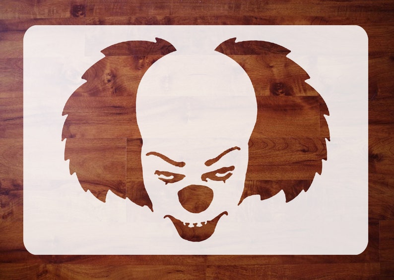 Mylar Halloween STENCIL Pennywise el Payaso It 1990 para | Etsy