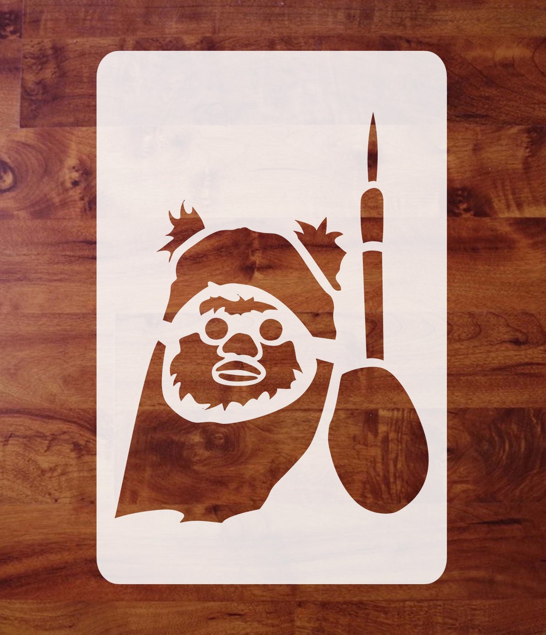 Mylar Star Wars Stencil Wicket Ewok for Painting