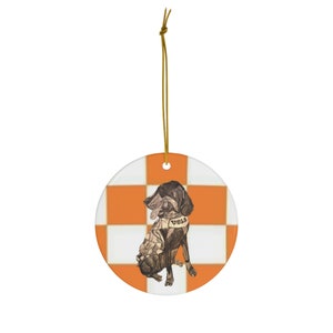 Handdrawn Smokey Ceramic Ornament, 4 Shapes