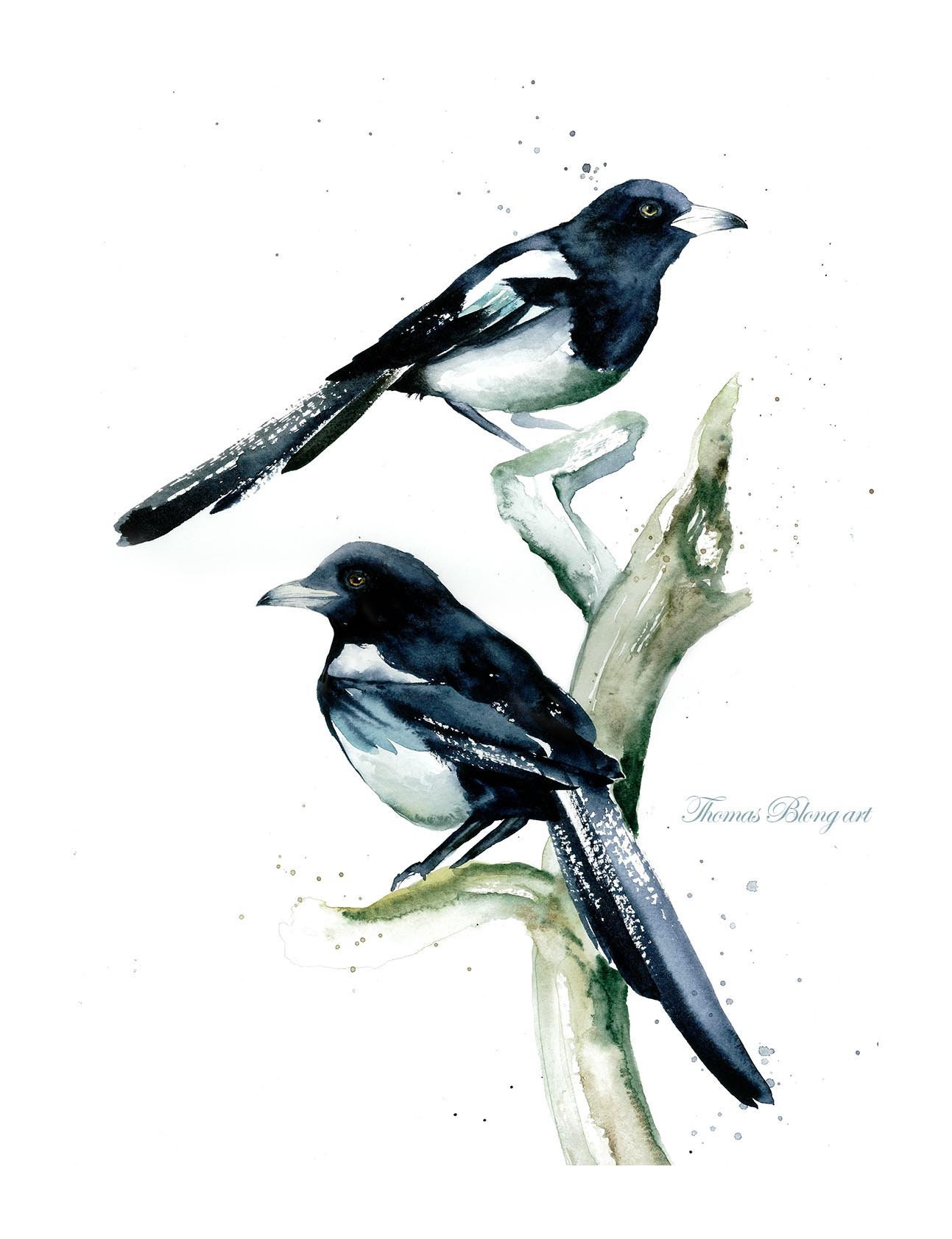 Magpies 2 for Joy - Etsy Israel