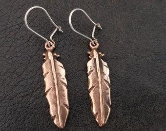 Feather-earrings