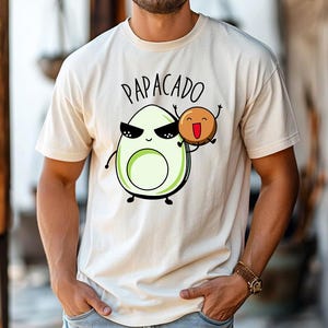 Papacado - Maglietta per l&#39;annuncio di nascita, rivelazione della gravidanza, futuro papà, aspettiamo, maglietta per neo-papà, maglietta per papà stanco, maglietta per la festa del papà