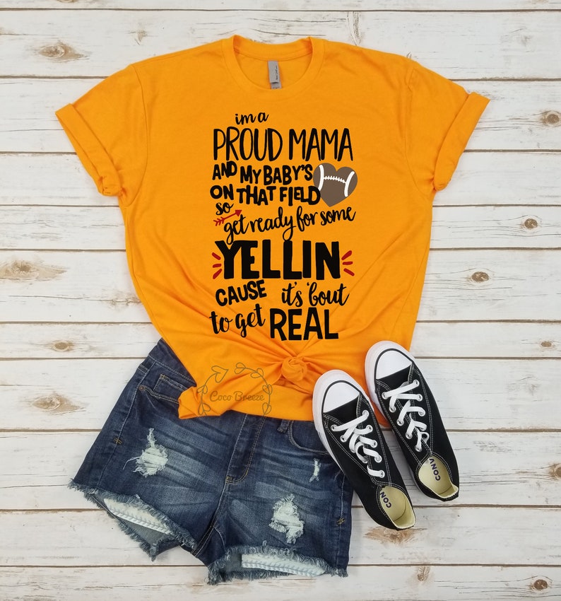 I'm a Proud Mama and My Babys on That Field Unisex | Etsy