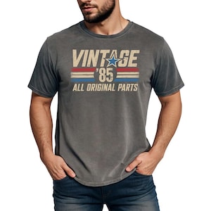 Vintage 1985 - Comfort Colors, 40th Birthday Shirt, Vintage 1985 Limited Edition, 40th Birthday Gift For Men Or Women, Aged to Perfection