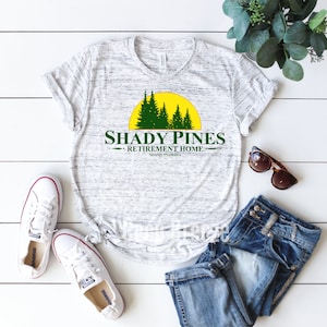 Shady Pines (retirement home) - unisex tshirt. Golden girls, golden shirts, golden girls tee, shady pines, womens shirt, the golden girls