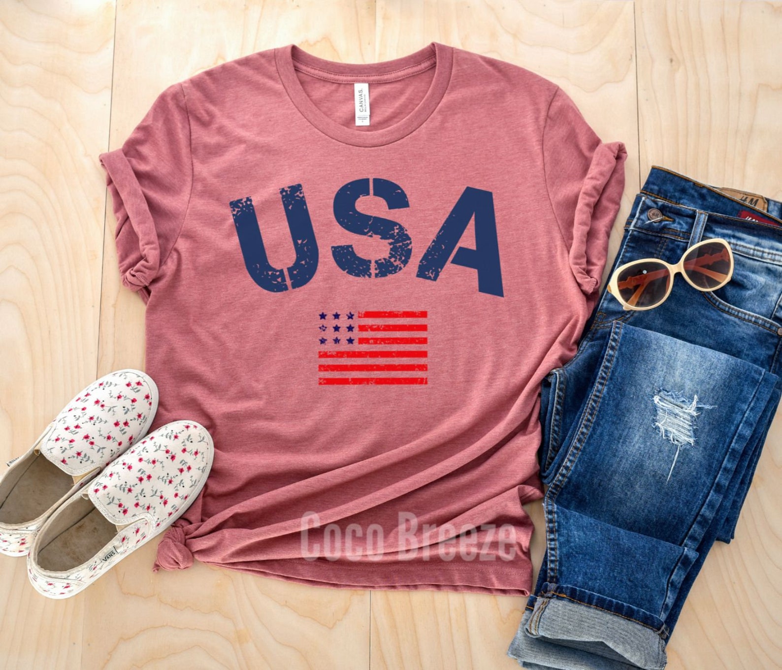 USA Flag Unisex Tshirt. Usa Flag Shirt American Flag - Etsy