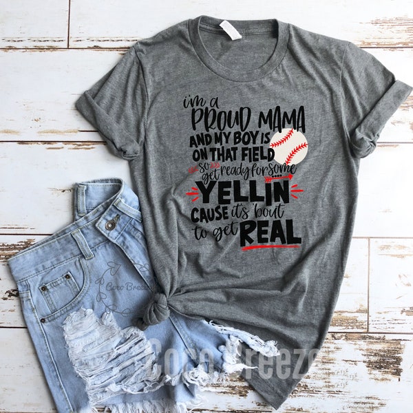 Proud mama baseball - unisex tshirt. baseball mom shirt, baseball shirt, baseball shirts, baseball womens, softball shirt, tball shirt