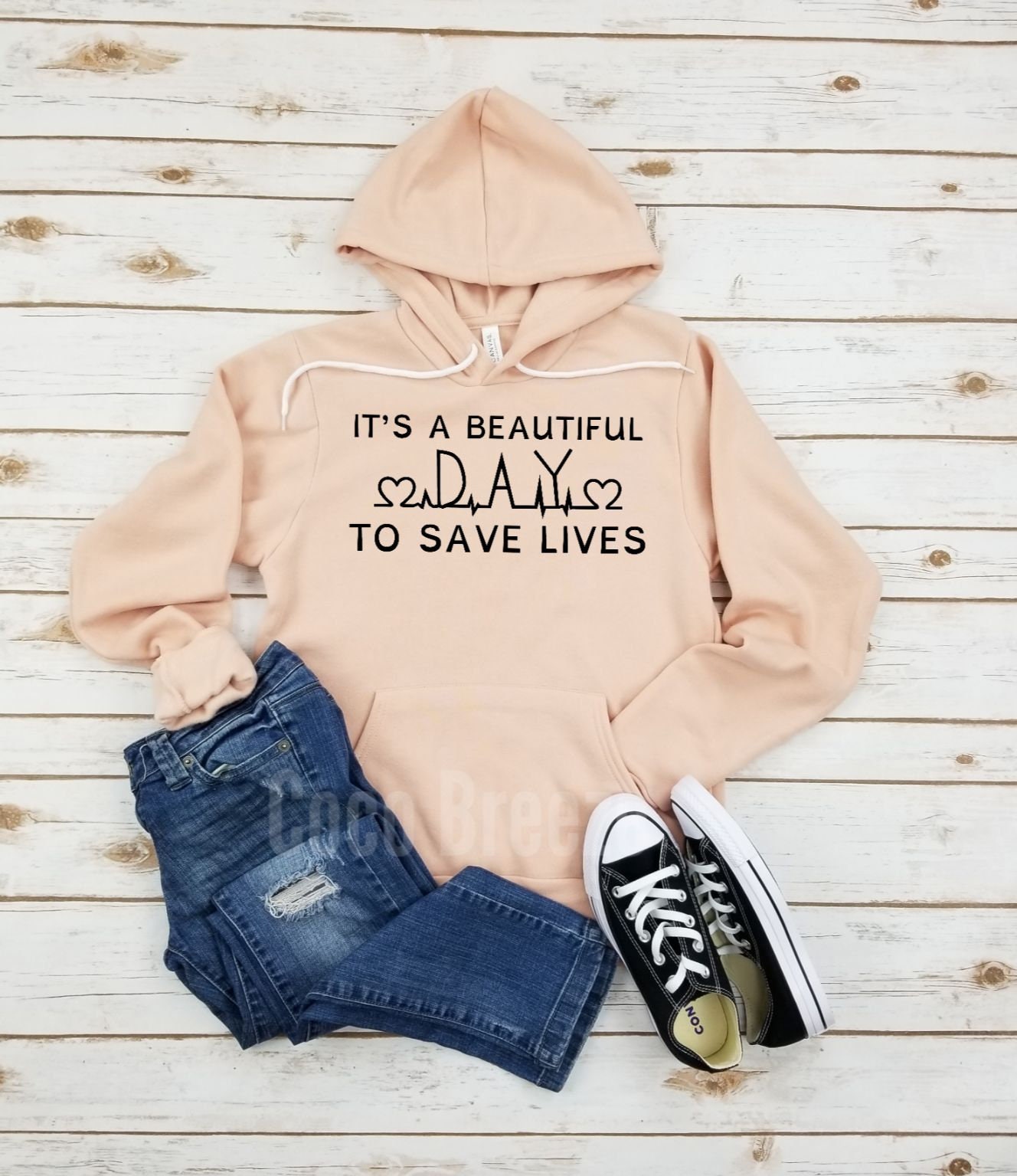 It's a beautiful day to save lives hoodie hotsell