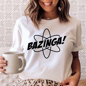 BAZ|NGA - Unisex shirt, Big Bang Cute Gifts, Funny shirt, Nerdy tv show, Big Bang fan shirt , Sheldon, Leonard, Penny, Nerdy shirt