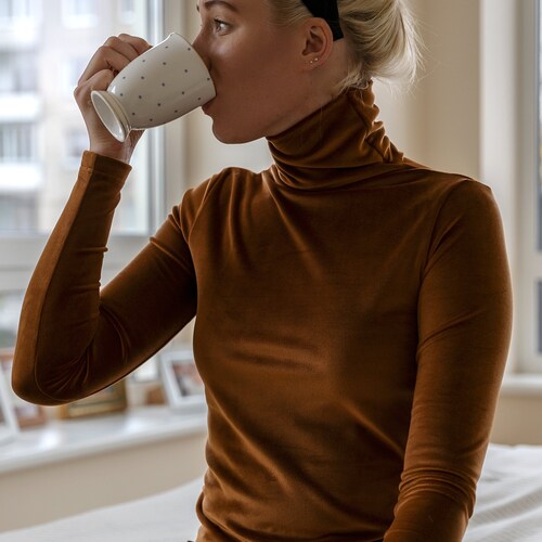 Festive Velvet Top Womens Velour 