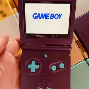 Custom Game Boy Advance SP: Backlit IPS Screen, Retro Handheld Console