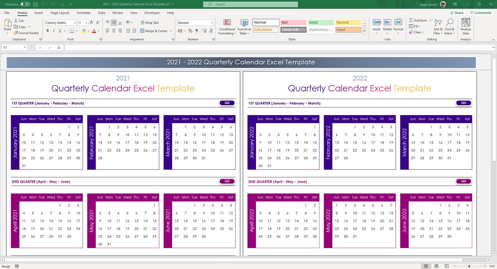 Excel Lessons Free Online Excel calendar, Excel calendar template, Daily calenda
