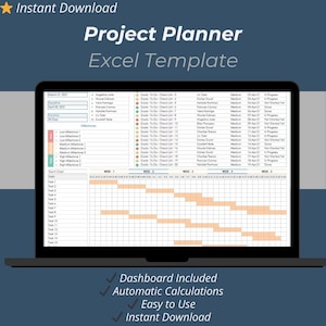 Modello Excel per pianificatore di progetti: monitoraggio di obiettivi, attività e traguardi