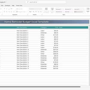 Home Remodel Budget Excel Template 
DIY Budget Planner 
Home Renovation Budget Spreadsheet 
Budget Worksheet For Home Renovation 
Home Remodeling Expenses Tracker 
Home Renovation Cost Estimator 
Remodeling Budget Spreadsheet