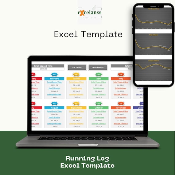 Excel Running Program Excel Running Template