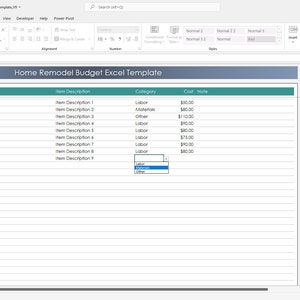 Home Remodel Budget Excel Template 
DIY Budget Planner 
Home Renovation Budget Spreadsheet 
Budget Worksheet For Home Renovation 
Home Remodeling Expenses Tracker 
Home Renovation Cost Estimator 
Remodeling Budget Spreadsheet