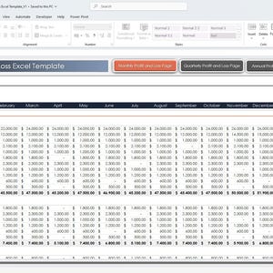 Income Statement Excel Template