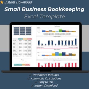 Modello Excel per la contabilità delle piccole imprese: registro entrate e uscite per 12 mesi