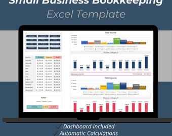 Modello Excel per la contabilità delle piccole imprese: registro entrate e uscite per 12 mesi