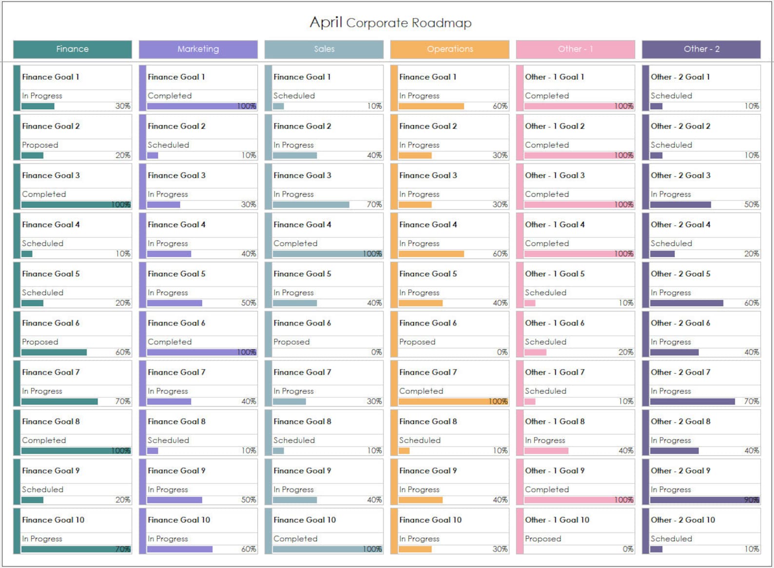 Monthly Corporate Roadmap Excel Template Corporate Planning Etsy Monthly Corporate Roadmap Excel Template Corporate Planning Etsy