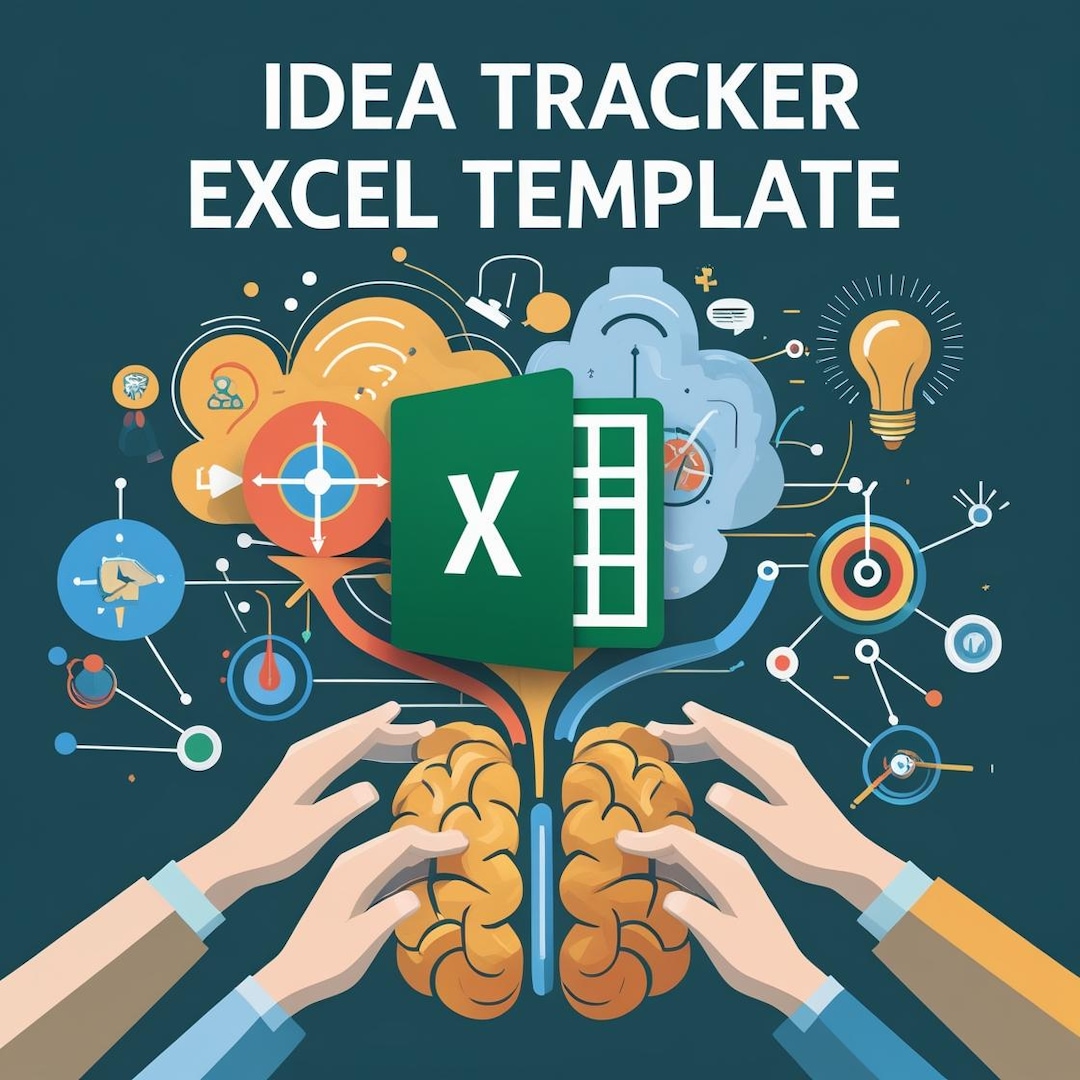 Idea Tracker Excel Template: Brain Dump Goal Organizer (digital ...