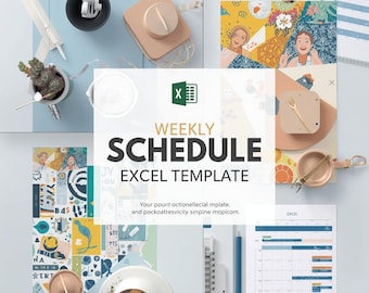 Modello Excel per la pianificazione settimanale: Planner compilabile (stampabile)