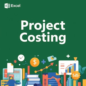 Project Costing Excel Template: Budget Estimator, Expense Calculator