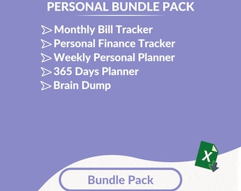 Excel Planner Templates: Budget, Bills, Finance, and More (Digital Download)