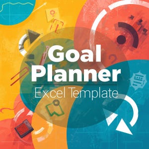 Modello Excel per pianificatore di obiettivi: foglio di calcolo per il monitoraggio degli obiettivi