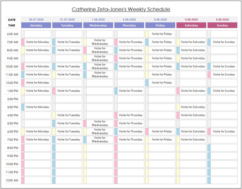 Planning Maken In Excel