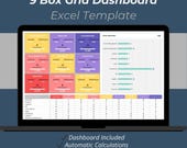 9 Box Grid Dashboard Excel Template – HR Talent Assessment & Employee Performance Matrix Spreadsheet for Succession Planning