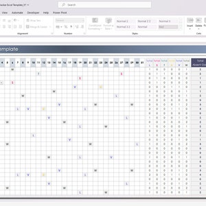 Employee Absence Tracker Excel Template | Employee Attendance Tracker