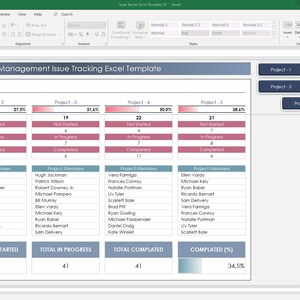 Issue Tracker Excel Template – Project Management & Bug Log - Etsy