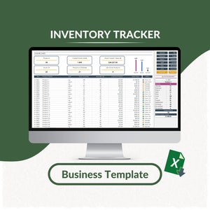 Inventory Tracker Excel Template: Stock Management Spreadsheet