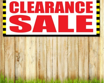 Clearance Sale COLOR Advertising Vinyl Banner Flag Sign Many Sizes